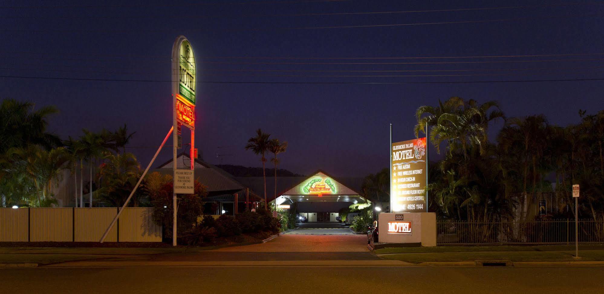 Glenmore Palms Motel Rockhampton Exterior foto